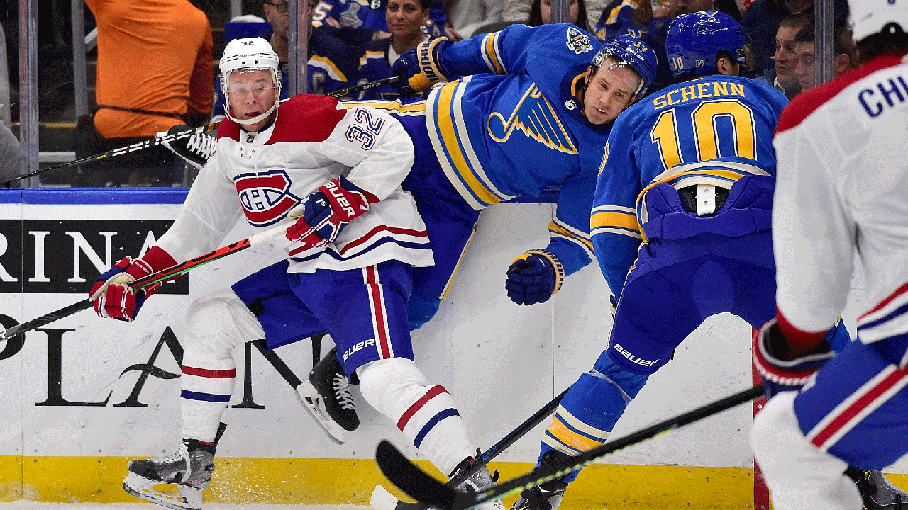 Blues slip in second period, drop fourth straight in 5-2 loss